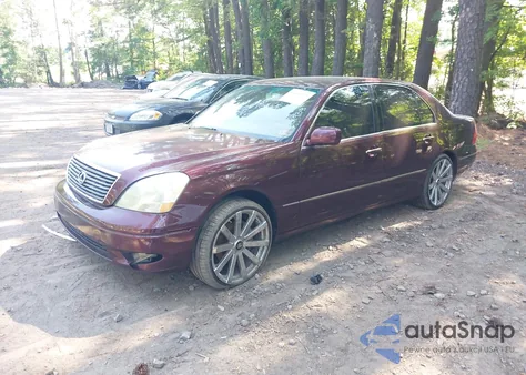 2002 Lexus Ls 430 from USA, damaged, VIN JTHBN30F020054903